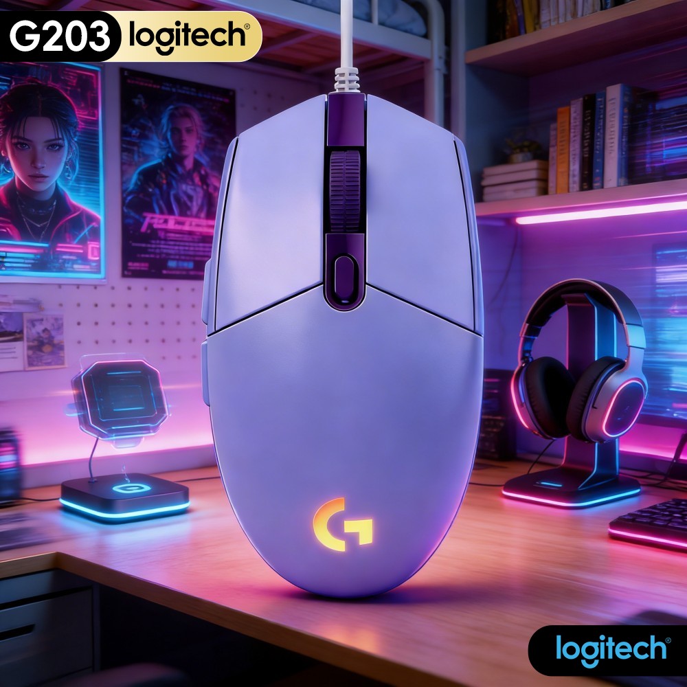 Logitech Mouse G203 - Logitech G203 Wired Gaming Mouse Enhanced