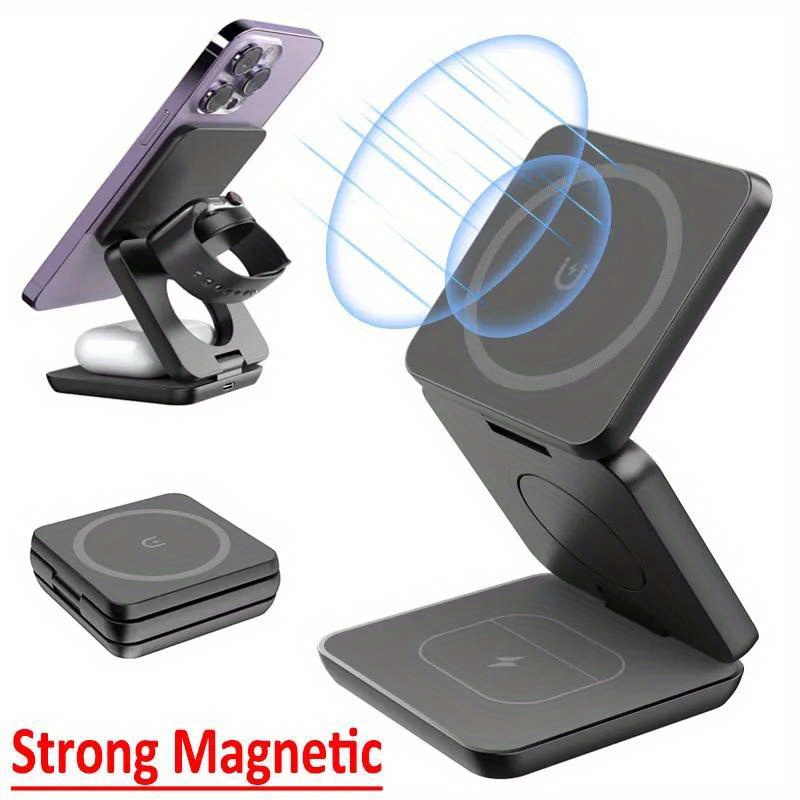 Foldable 3 in 1 Fast Wireless  - Wireless Charger 3 In 1 review and price