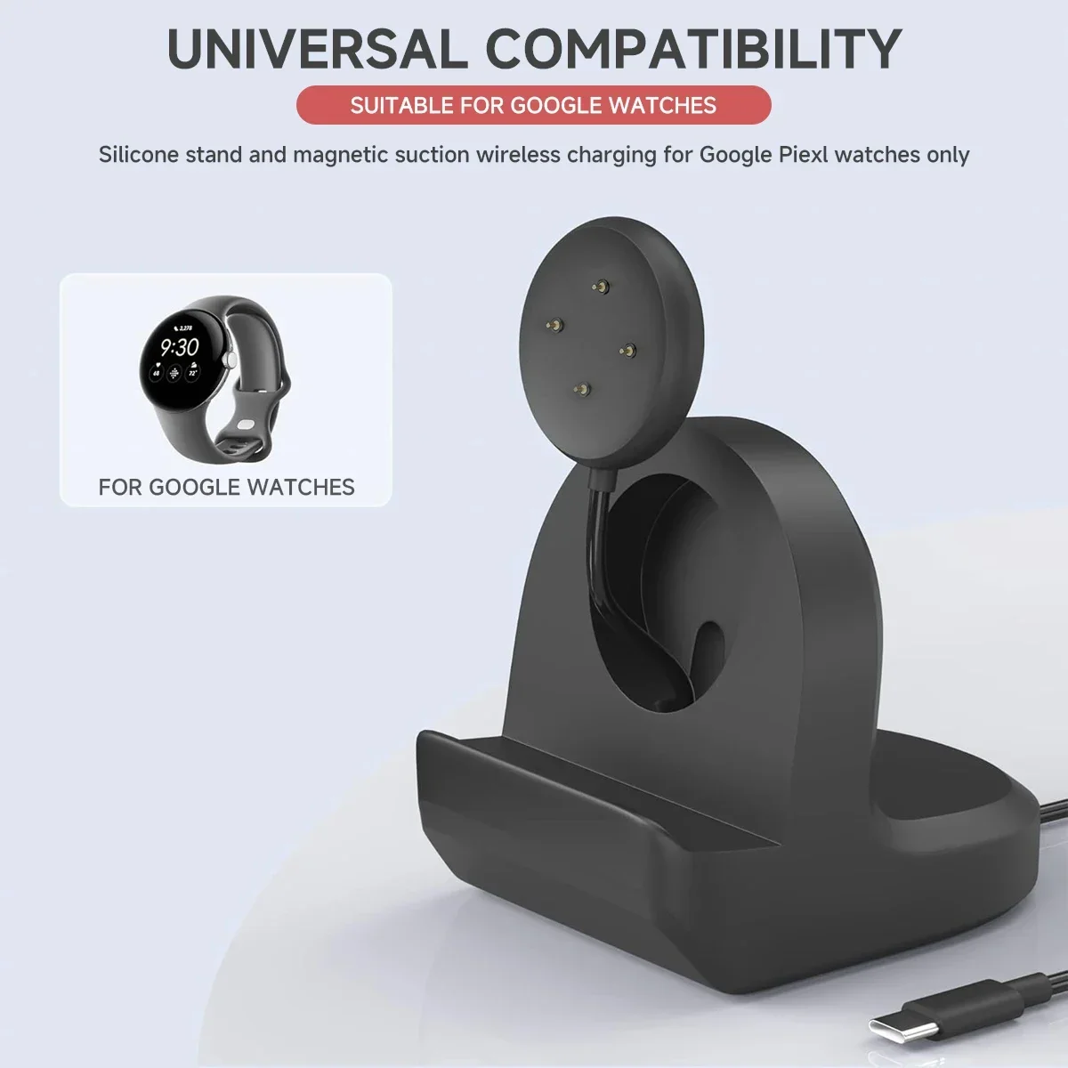 Soft Silicone Charger Cradle D - Wireless Charger 3 In 1 review and price