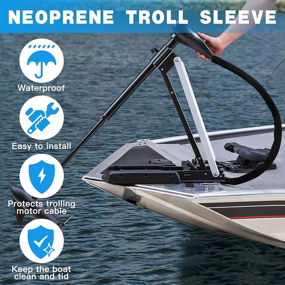 Trolling Motor Cable Organizer - Cable Sleeve Neoprene review and price