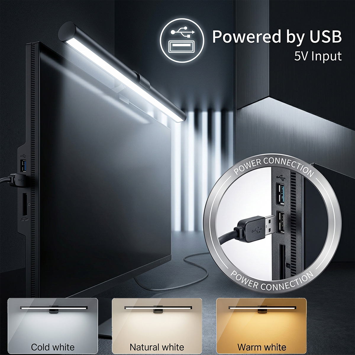 USB Powered LED Computer Scree - Monitor Light Bar review and price