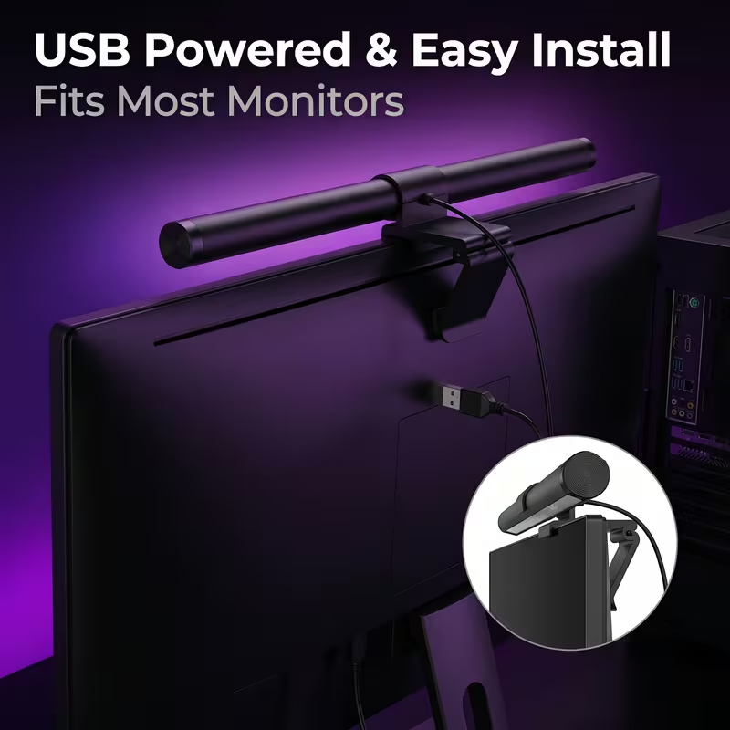 LED Monitor Light Bar With Rem - Monitor Light Bar review and price