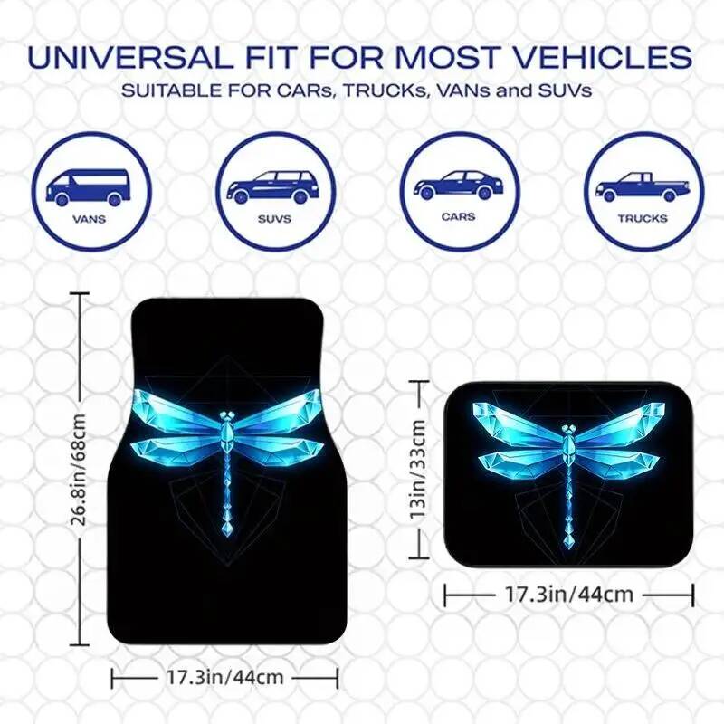 4Pcs Blue Crystal Dragonfly Bl - Universal Tech Accessories review and price
