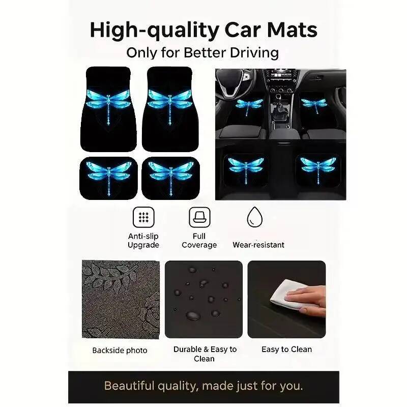4Pcs Blue Crystal Dragonfly Bl - Universal Tech Accessories review and price