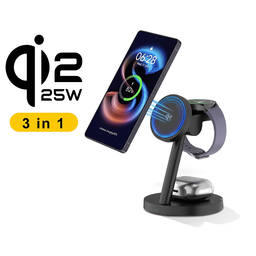 3in1 Qi2.2 25W Fast Wireless C - Wireless Charger 3 In 1 review and price