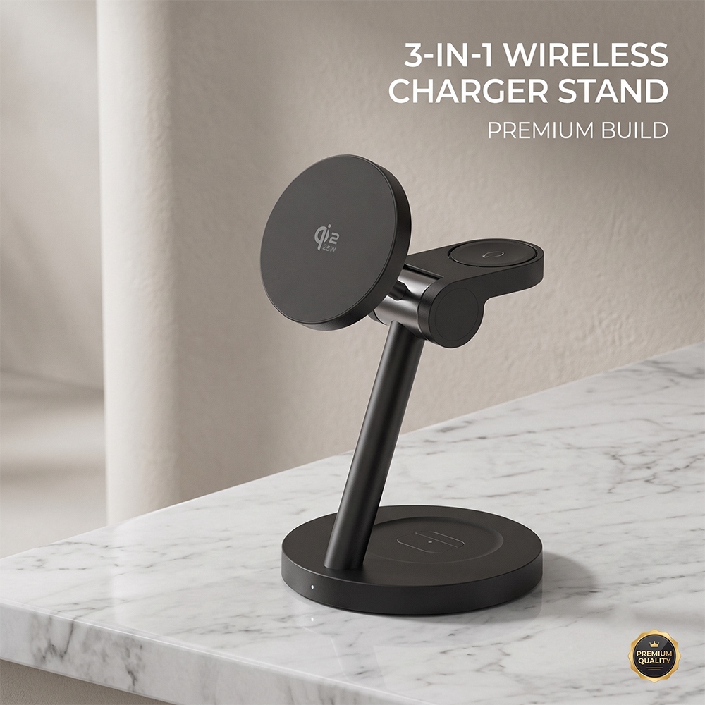 3in1 Qi2.2 25W Fast Wireless C - Wireless Charger 3 In 1 review and price