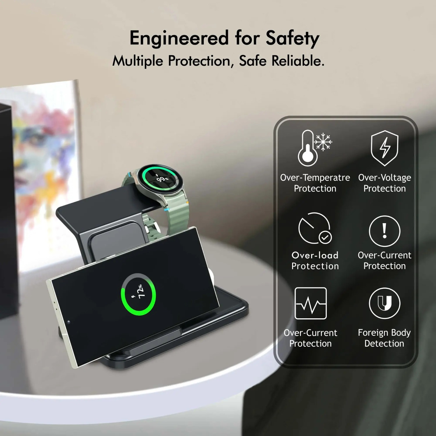 Desktop 3-in-1 Wireless Charge - Wireless Charger 3 In 1 review and price