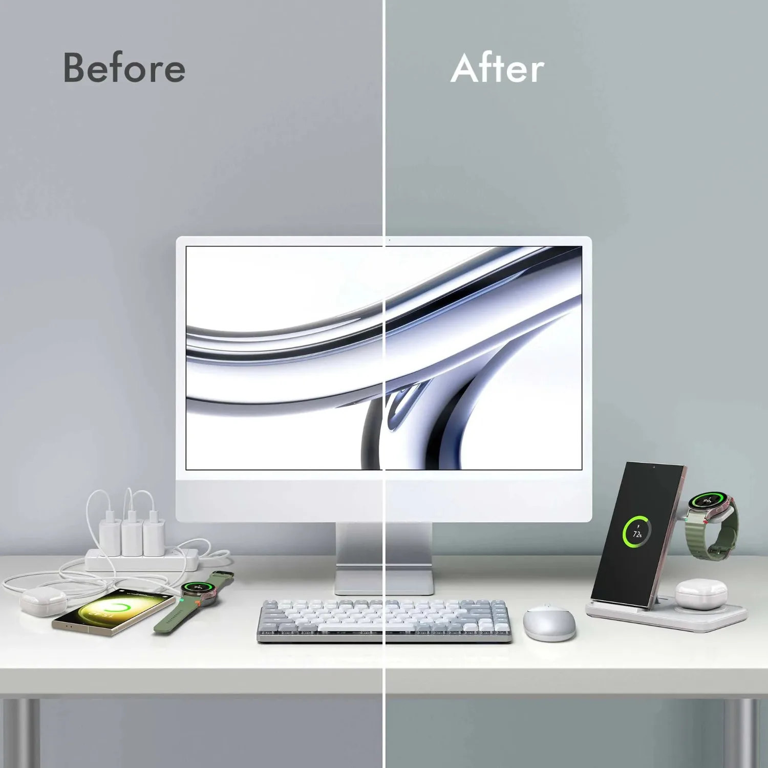 Desktop 3-in-1 Wireless Charge - Wireless Charger 3 In 1 review and price