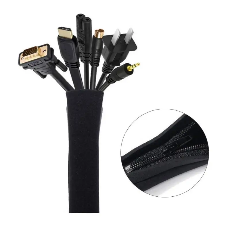 Zipper Cable Sleeve Wire Cable - Cable Sleeve Neoprene review and price