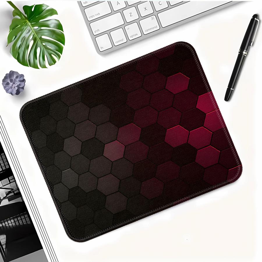 Red Honeycomb Tech Mouse Pad o - Tech Accessories For Laptop review and price
