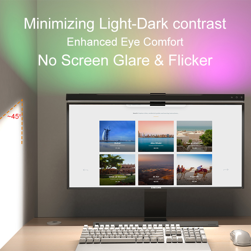RGB Light 60/80cm Game Atmosph - Monitor Light Bar review and price