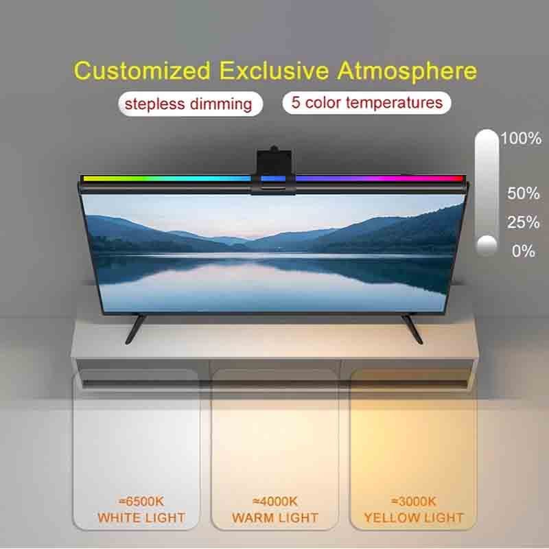 RGB Light 60/80cm Game Atmosph - Monitor Light Bar review and price