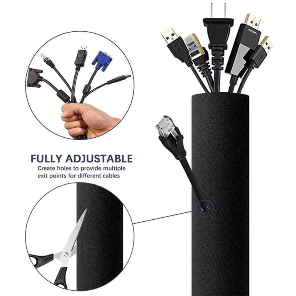 Data Cable Cable Management Sl - Cable Sleeve Neoprene review and price
