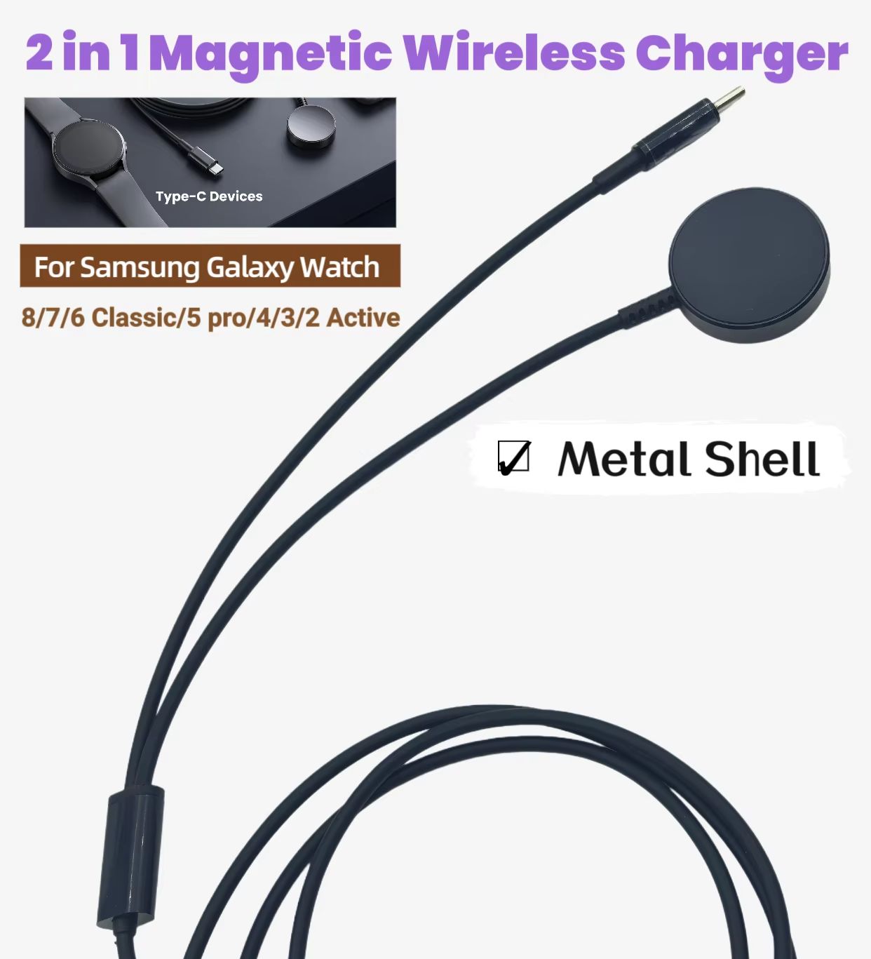 Type-C 2-in-1 Magnetic Wireles - Wireless Charger 3 In 1 review and price