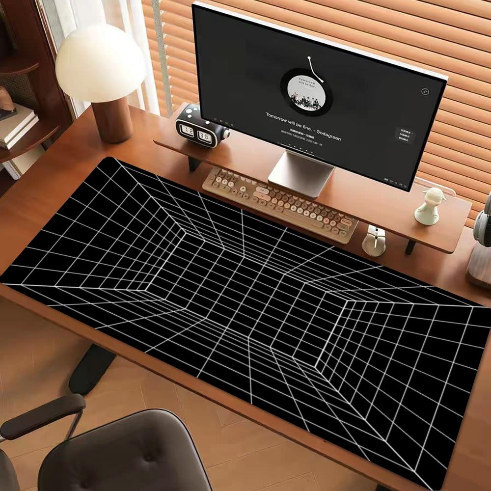 Anime Playmat Black Wireframe  - Tech Accessories For Laptop review and price