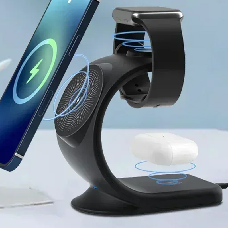 Magnetic Wireless Charger 3 in - Wireless Charger 3 In 1 review and price