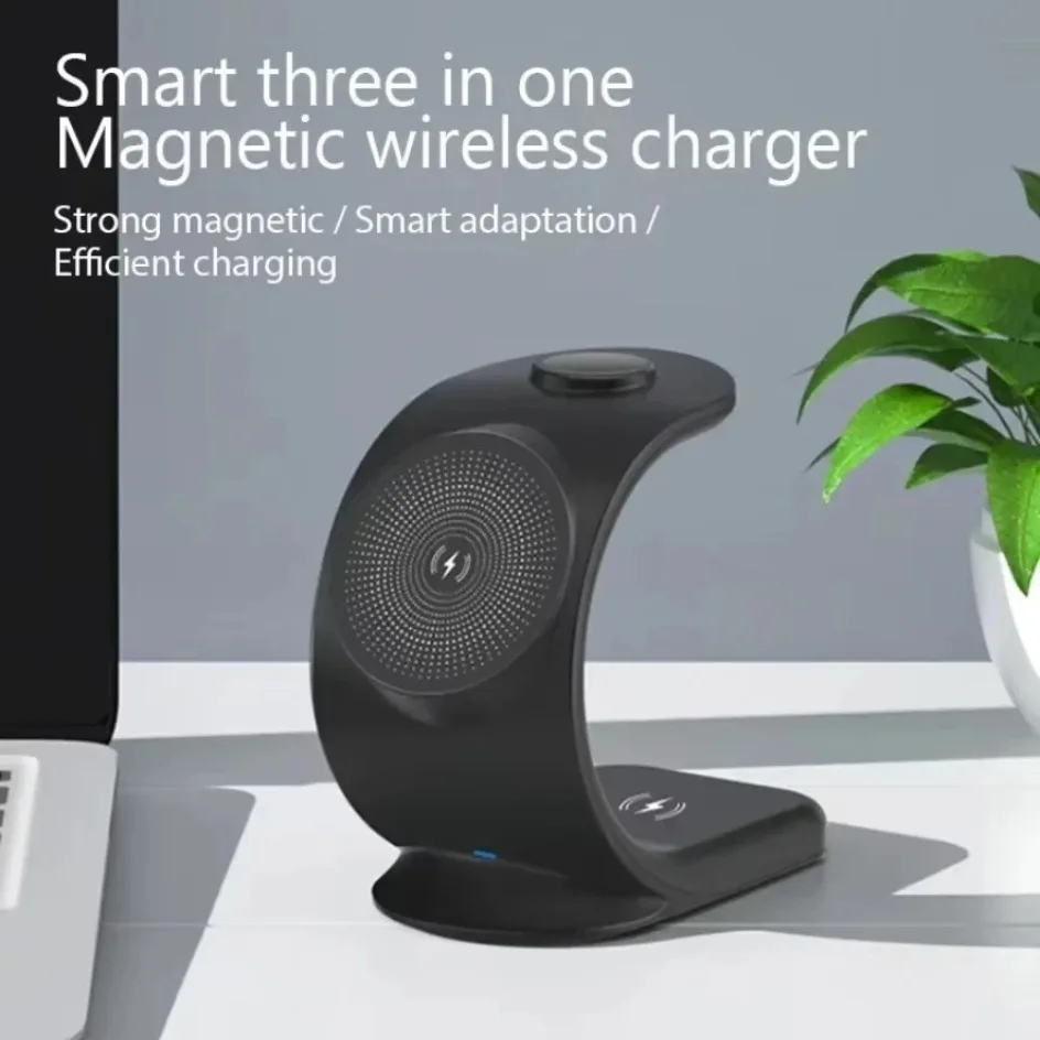 Magnetic Wireless Charger 3 in - Wireless Charger 3 In 1 review and price