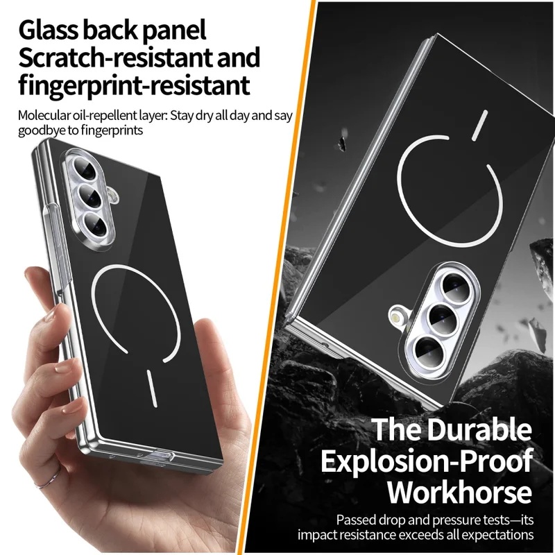 Glass Magnetic Folding Phone C - Tech Accessories Dropshipping review and price