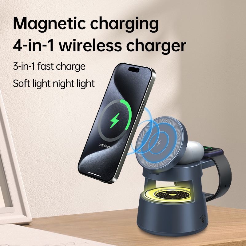 4-in-1 Wireless Charger Statio - Wireless Charger 3 In 1 review and price