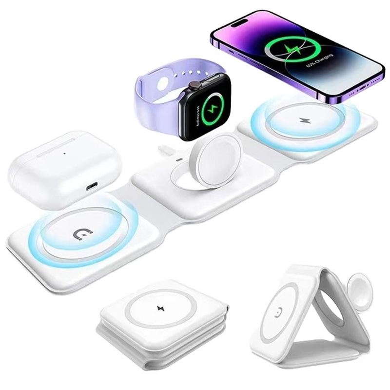 3-in-1 Magnetic Folding Wirele - Wireless Charger 3 In 1 review and price