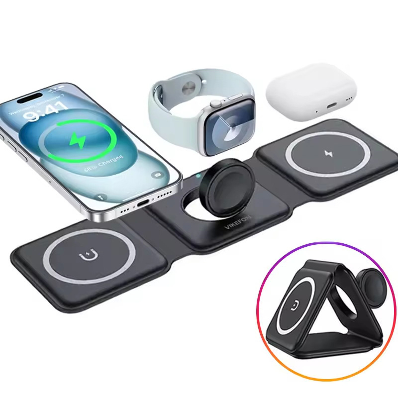 3-in-1 Magnetic Folding Wirele - Wireless Charger 3 In 1 review and price