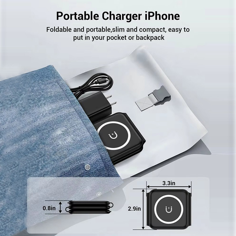 3-in-1 Magnetic Folding Wirele - Wireless Charger 3 In 1 review and price