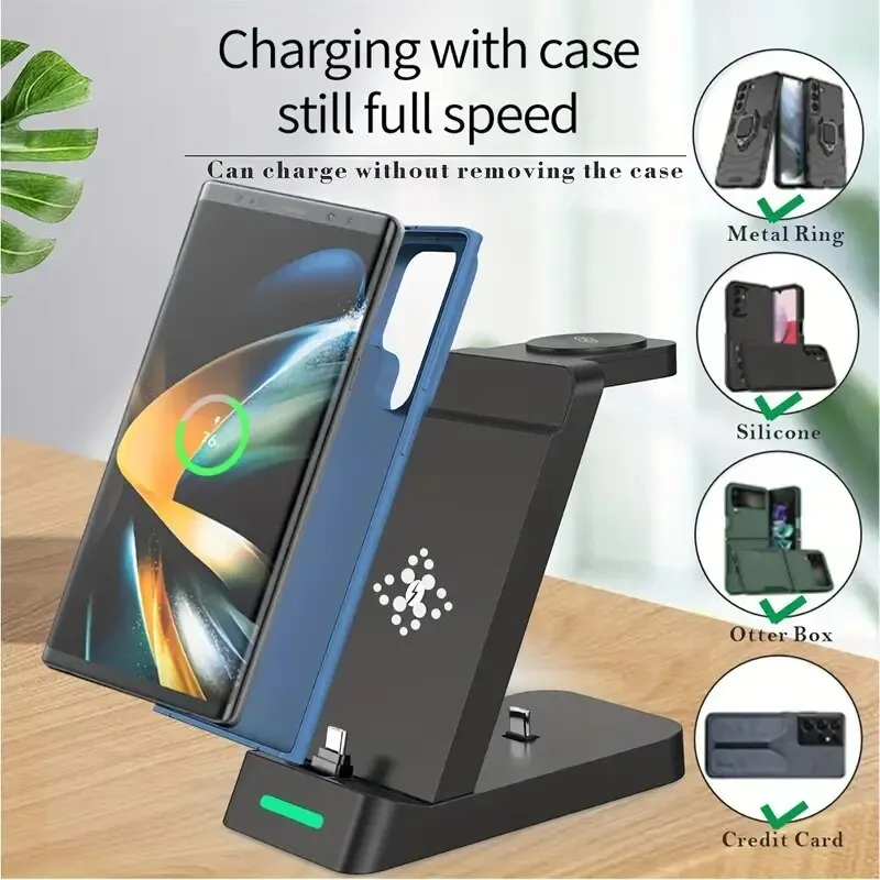 3 In 1 Charging Station for Sa - Wireless Charger 3 In 1 review and price