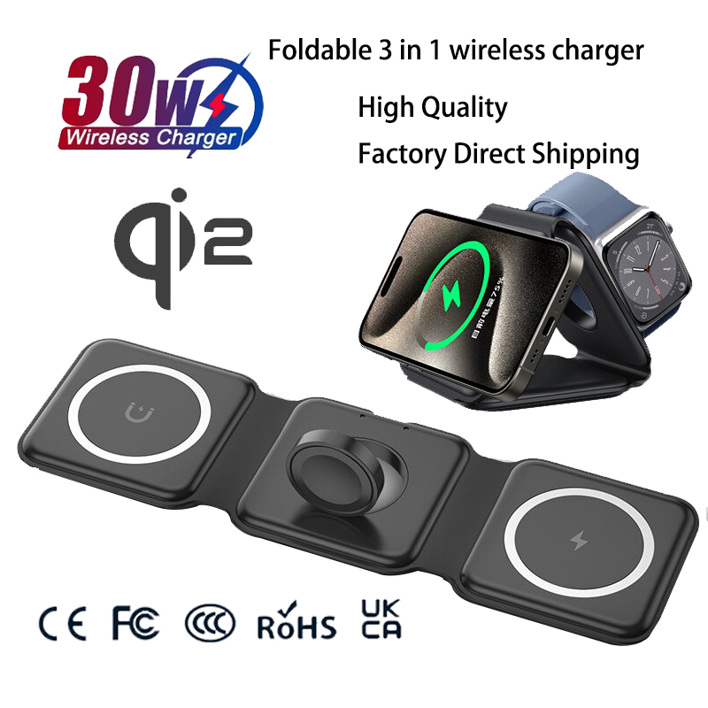 Universal Qi2 Magnetic Foldabl - Wireless Charger 3 In 1 review and price