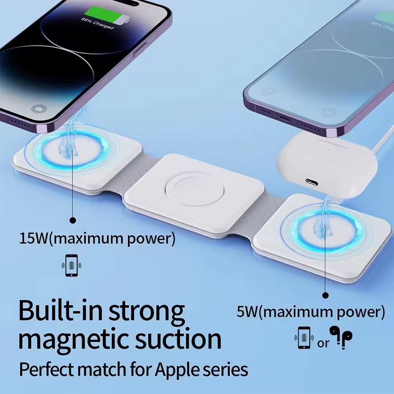 Universal Qi2 Magnetic Foldabl - Wireless Charger 3 In 1 review and price