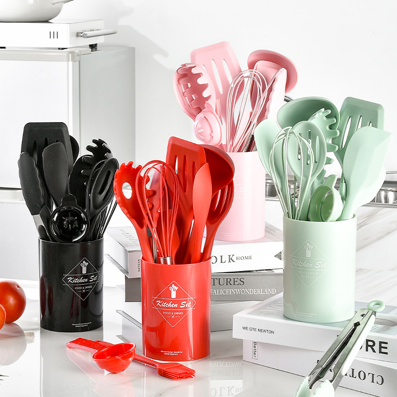12Pcs Silicone Cooking Utensil - Hi Tech Kitchen Accessories review and price