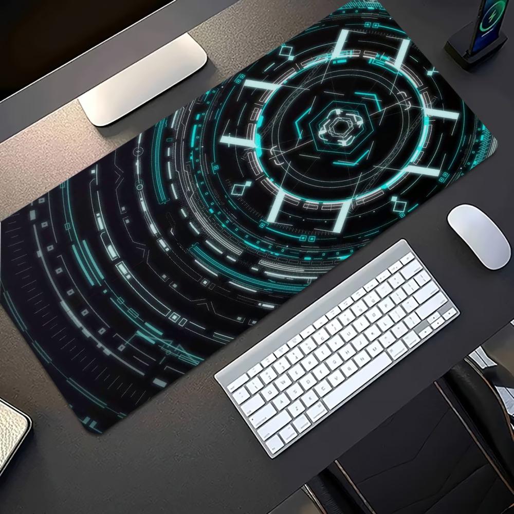 Blue Tech Circuit Cyber Patter - Tech Accessories For Laptop review and price
