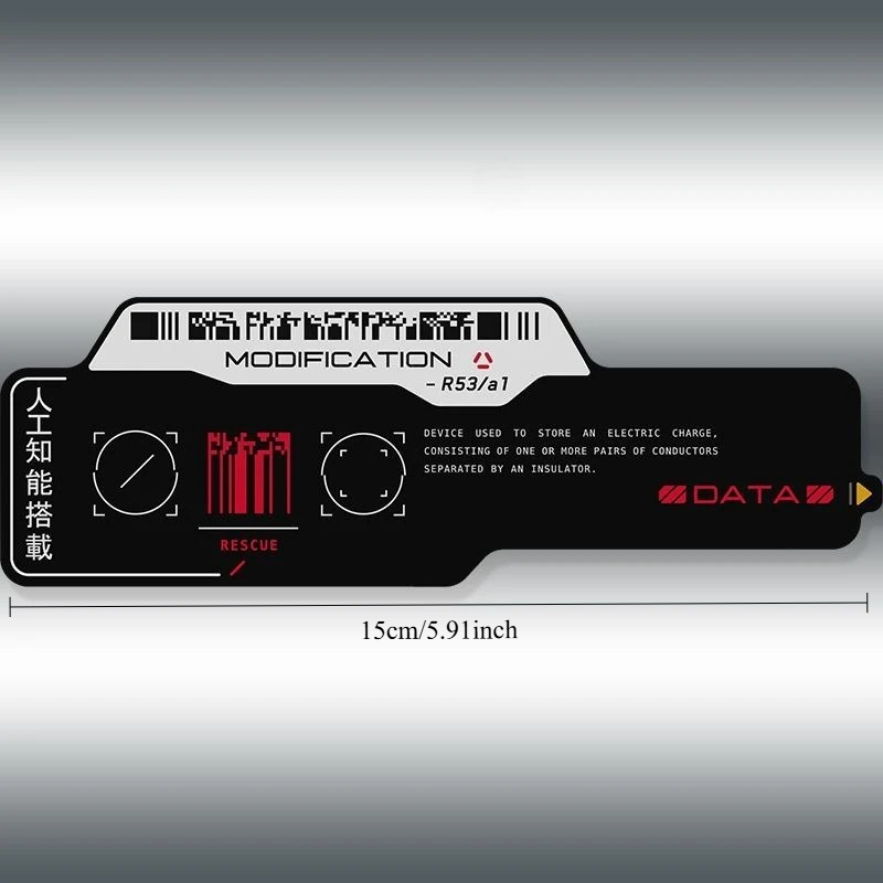 Cyberpunk Tech QR Code Vinyl S - Tech Accessories For Laptop review and price