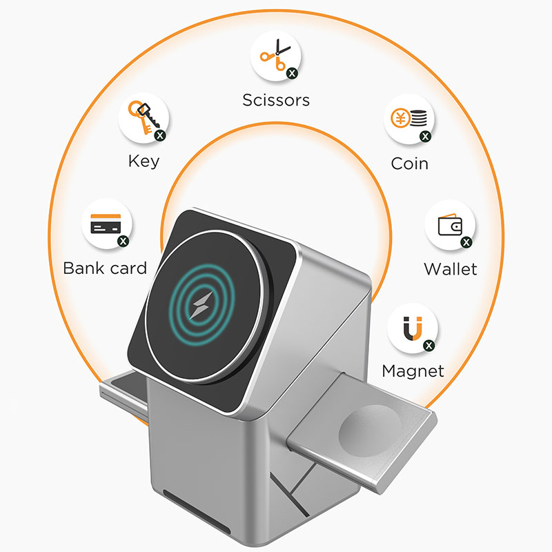 15W Touch Rotating Magnetic Mu - Wireless Charger 3 In 1 review and price