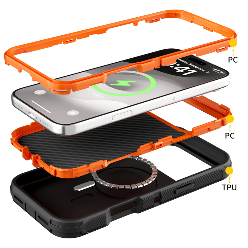 3IN1 Rugged Armor Shockproof O - Wireless Charger 3 In 1 review and price