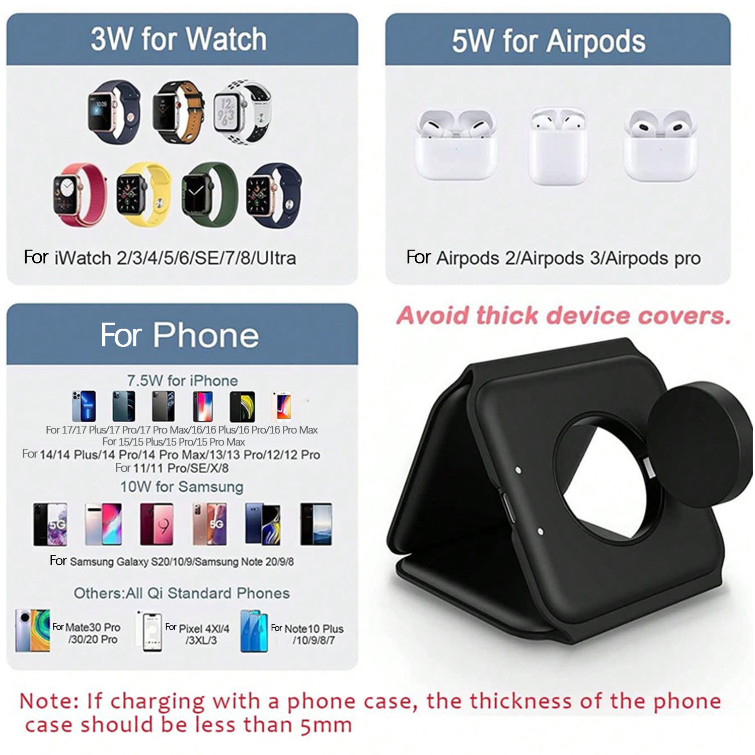 3 In 1 Wireless Charging Stati - Wireless Charger 3 In 1 review and price
